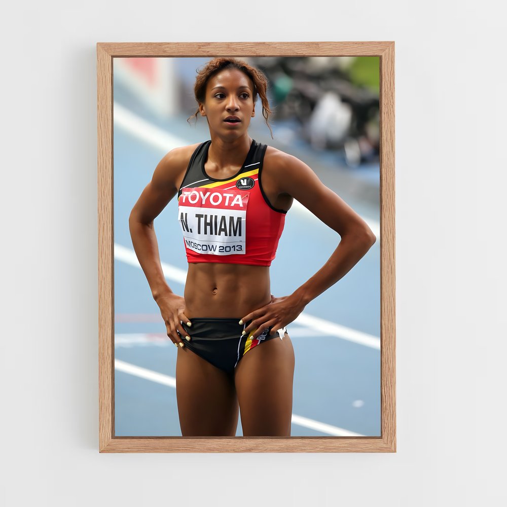 Poster Nafissatou thiam volonté – affiche Athlétisme (vue 4)